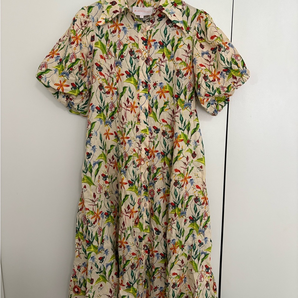 La Boheme Floral Maxi Dress - Multicolor